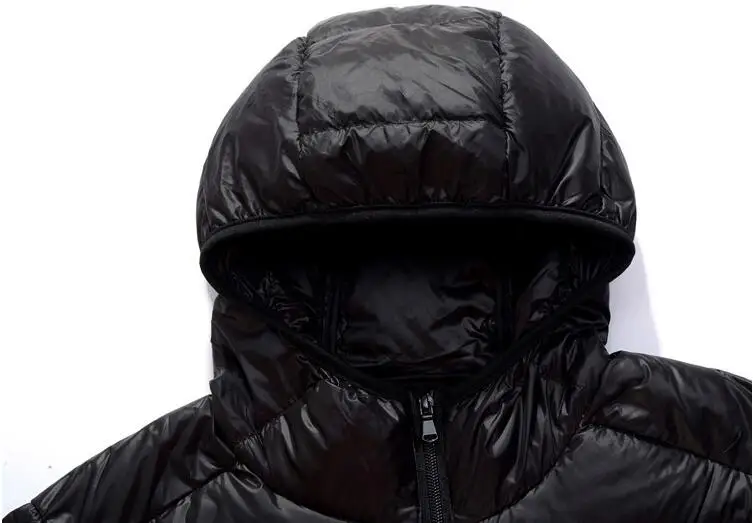 2026 Royal Blue Hooded Parkas Men's Zipper Control Winter Jacket Fashion Hot Sale Jaqueta Plus Size S-5XL Lightweight Warm Coats
