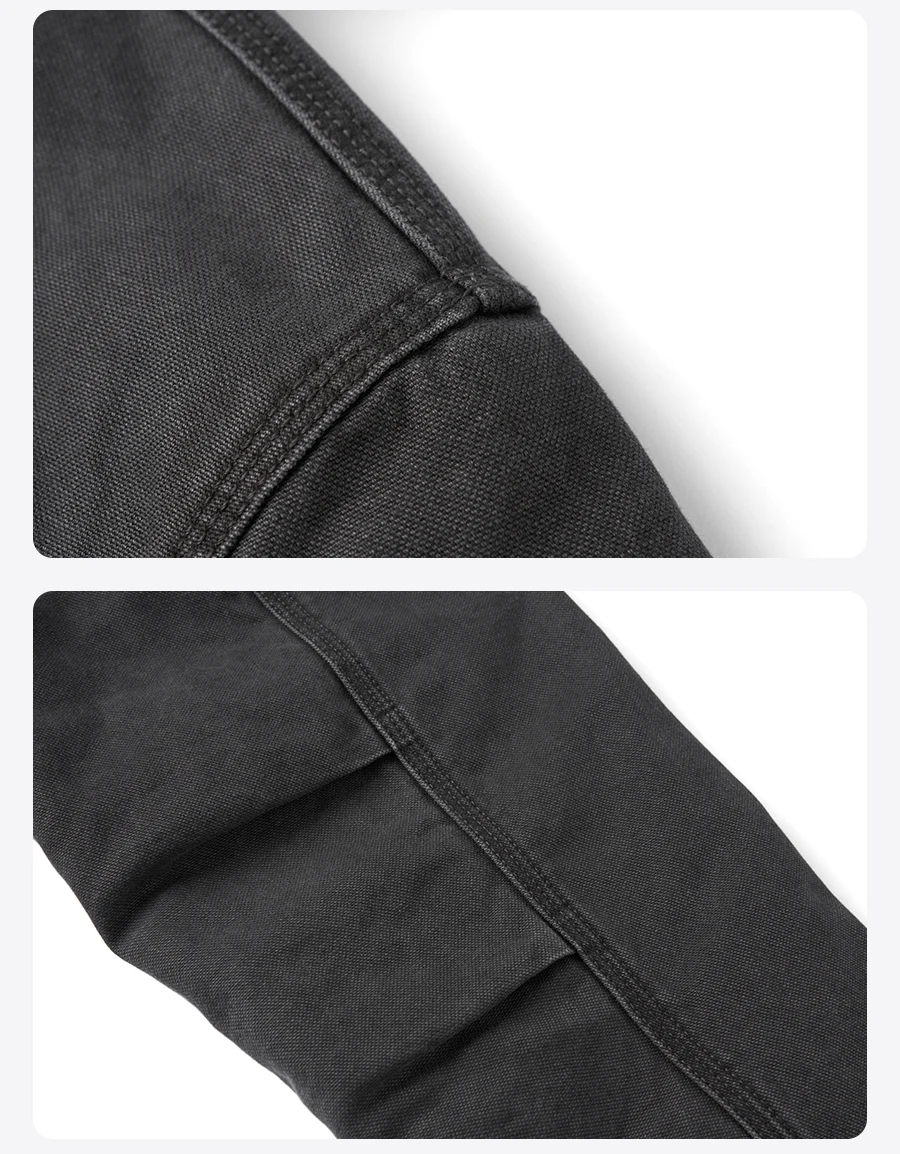 SIMWOOD 2025 Winter New Oversize Washed Vintage Sherpa Lined Jackets Men Plus Size Hooded Warm Coats Brand Clothing