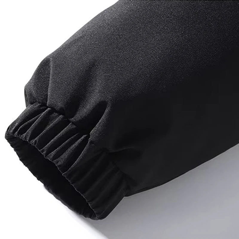 Winter Thermal Thick Unisex Jackets Fashion Warm Snow Couples Coat Parkas Loose Oversized Puffer Coat Outwear Apricot Blue Parka