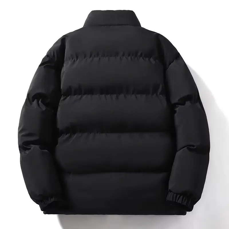 Winter Thermal Thick Unisex Jackets Fashion Warm Snow Couples Coat Parkas Loose Oversized Puffer Coat Outwear Apricot Blue Parka