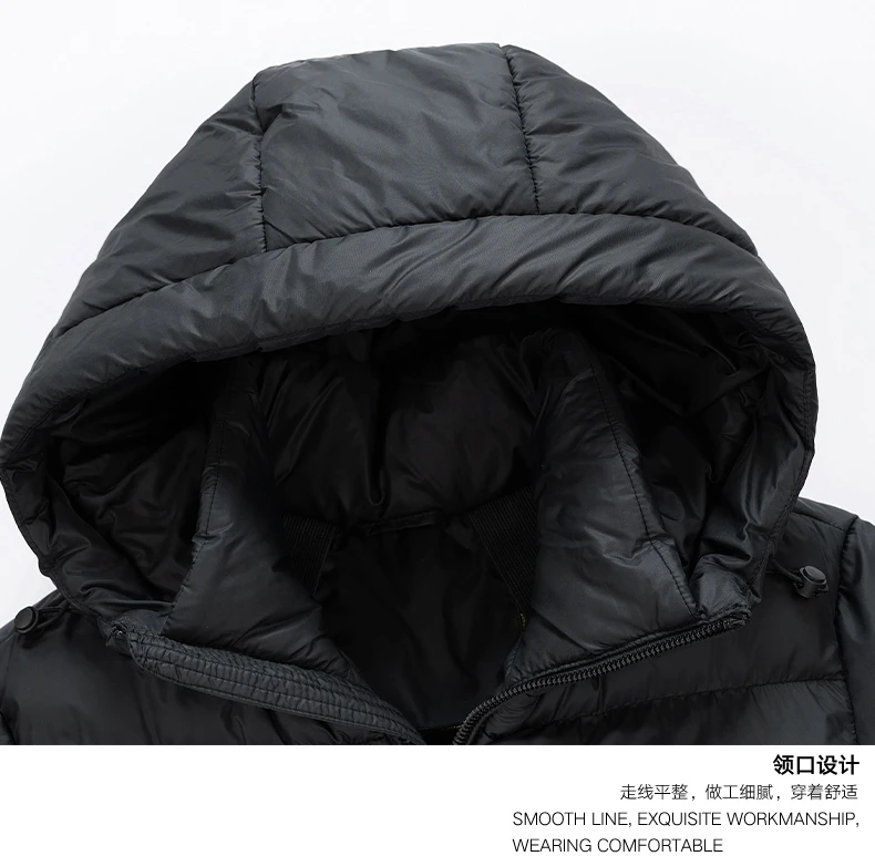 Mens Womens Winter Jacket Parkas Men Casual Loose Thicken Warm Mens Parkas Solid Stand Collar Winter Windproof Fashion WarmCoat