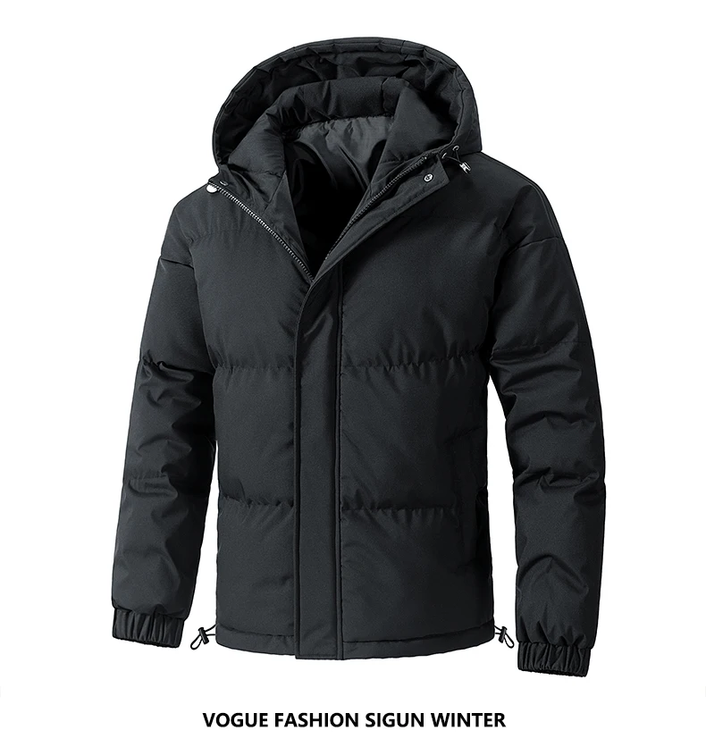 Autumn Hooded Casual Brand Windproof Outwear Hat Parkas New Winter Jacket Male Men Warm Waterproof Parkas Jacket Coat Mens