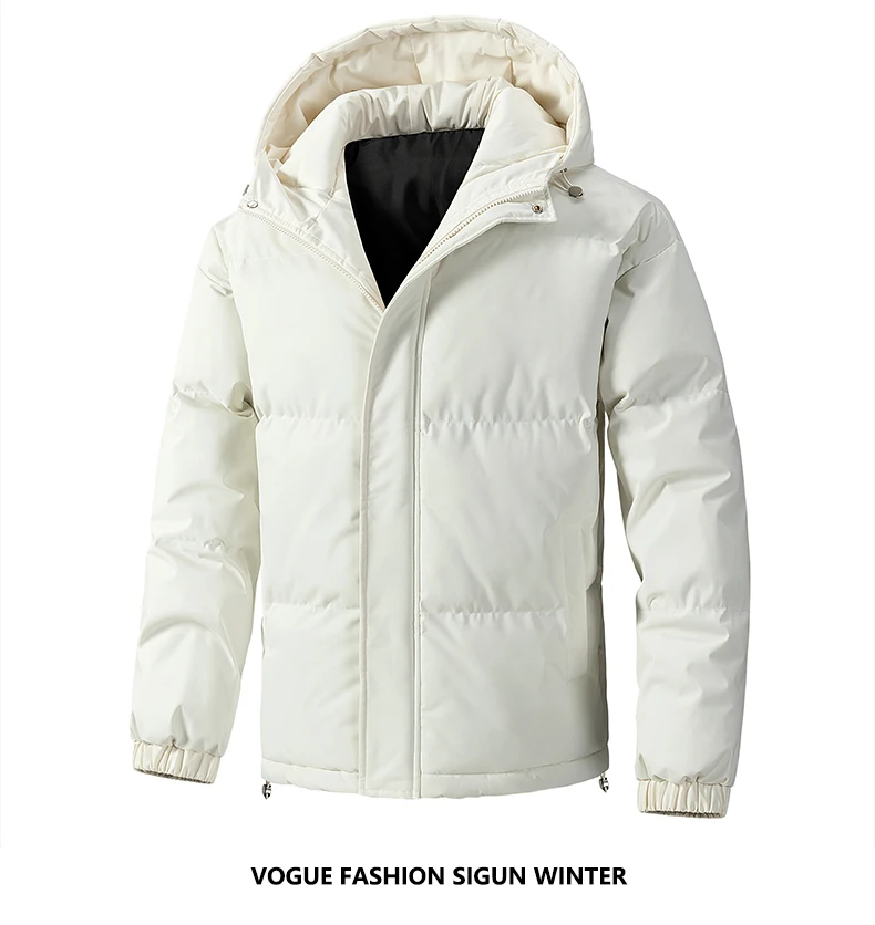 Autumn Hooded Casual Brand Windproof Outwear Hat Parkas New Winter Jacket Male Men Warm Waterproof Parkas Jacket Coat Mens