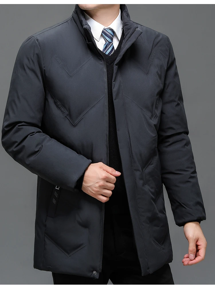 New Brand Hooded Casual Fashion Long Thicken Outwear Parkas Jacket Men Winter Windbreaker Coats Men Clothing High Quality parkas
