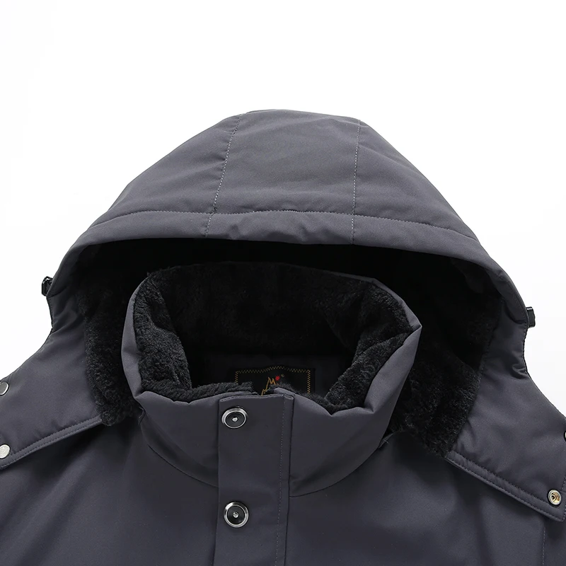 10xl 9xl Winter Men Parka Coats Fleece Waterproof Warm Plus Size 6XL 7XL 8XL Oversize Thicken Hooded Jackets Loose Windbreaker
