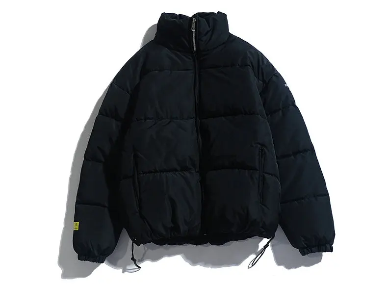 2026 Winter Coat Men's Warm Parkas Streetwear Cotton Coats Slim Male Jackets Solid Windproof Padded Coat Mens Clothing
