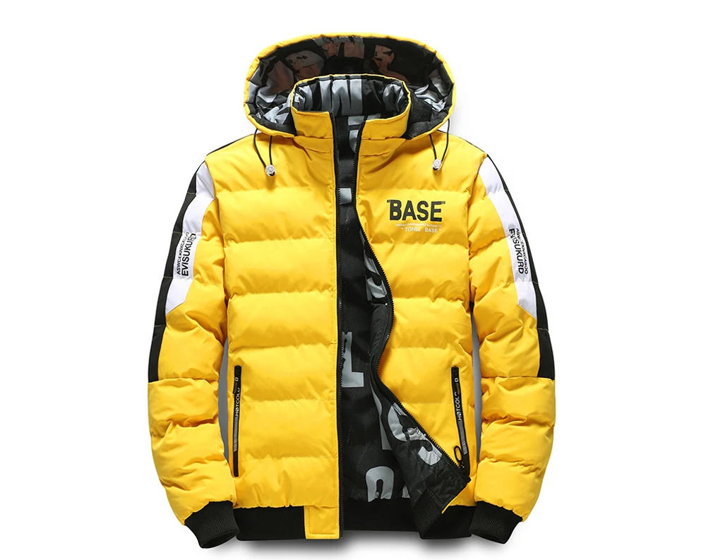 DIMUSI Winter Men Padding Jacket Fashion Male Thicken Down Thermal Parkas Casual Outwear Windbreaker Hooded Coats Man Clothing