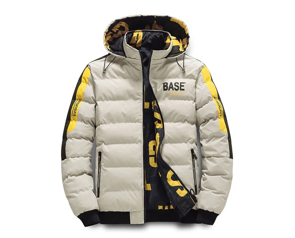 DIMUSI Winter Men Padding Jacket Fashion Male Thicken Down Thermal Parkas Casual Outwear Windbreaker Hooded Coats Man Clothing