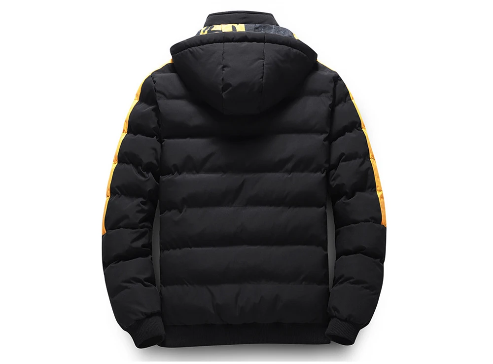DIMUSI Winter Men Padding Jacket Fashion Male Thicken Down Thermal Parkas Casual Outwear Windbreaker Hooded Coats Man Clothing