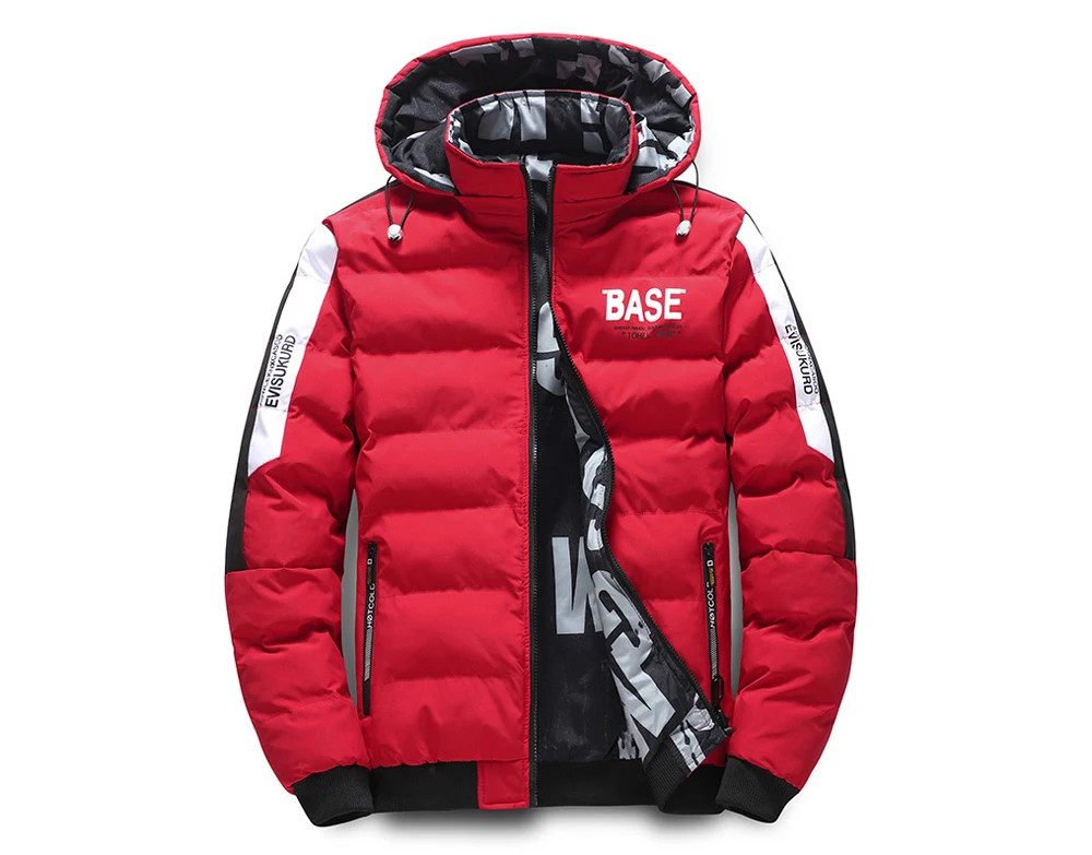 DIMUSI Winter Men Padding Jacket Fashion Male Thicken Down Thermal Parkas Casual Outwear Windbreaker Hooded Coats Man Clothing
