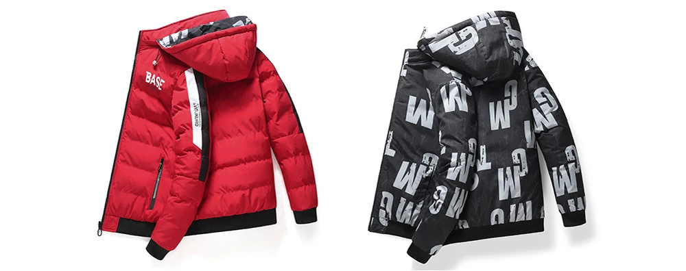 DIMUSI Winter Men Padding Jacket Fashion Male Thicken Down Thermal Parkas Casual Outwear Windbreaker Hooded Coats Man Clothing