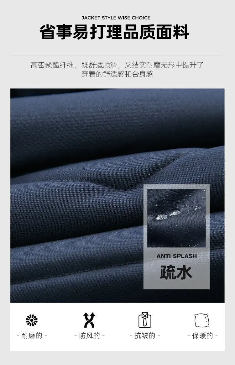 Autumn and winter Fashion Thickened Warm Mid-Length Hooded Cotton-Padded Jacket Men's Loose Sports Large Size High Quality Coat