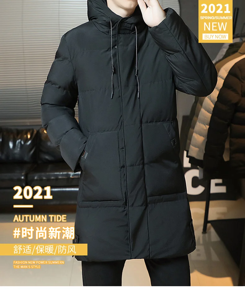 Parkas Male Long Parkas Plus Size 8xl 7xl 6xl Men Casual Warm Padded Windbreak Outerwear Winter Parkas Men Thick Warm Jacket
