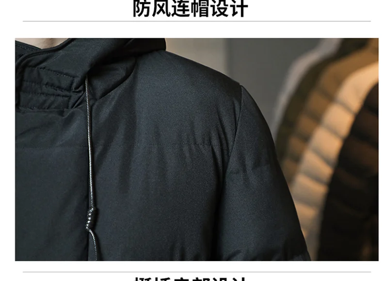 Parkas Male Long Parkas Plus Size 8xl 7xl 6xl Men Casual Warm Padded Windbreak Outerwear Winter Parkas Men Thick Warm Jacket