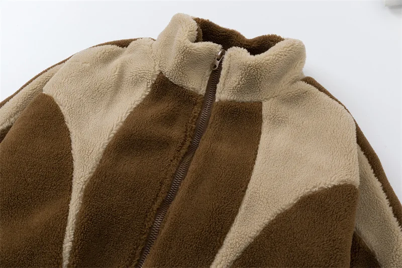 2025 Winter New Fashion Men’s Color-coded Casual Trendy Stand Collar Simple Basic Wool Jackets Male Quilted Coats Clothes Tops