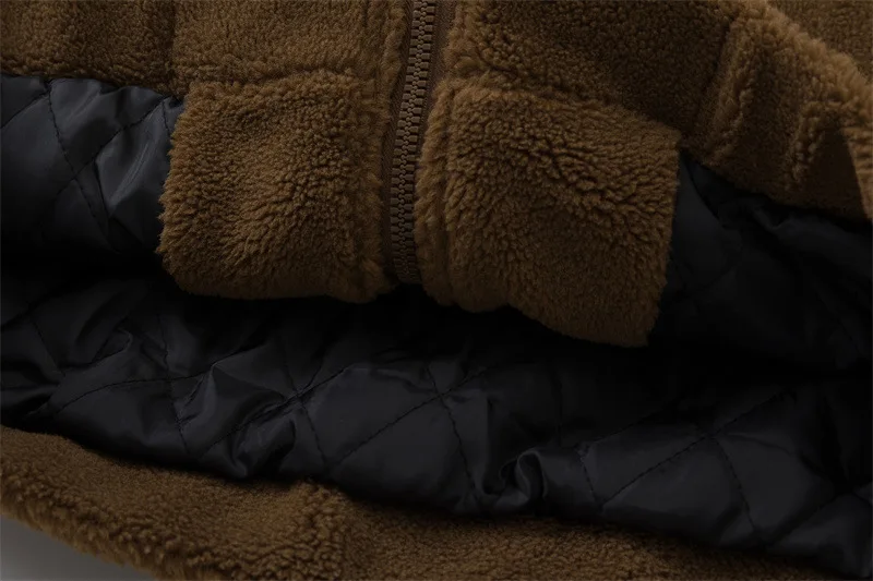 2025 Winter New Fashion Men’s Color-coded Casual Trendy Stand Collar Simple Basic Wool Jackets Male Quilted Coats Clothes Tops