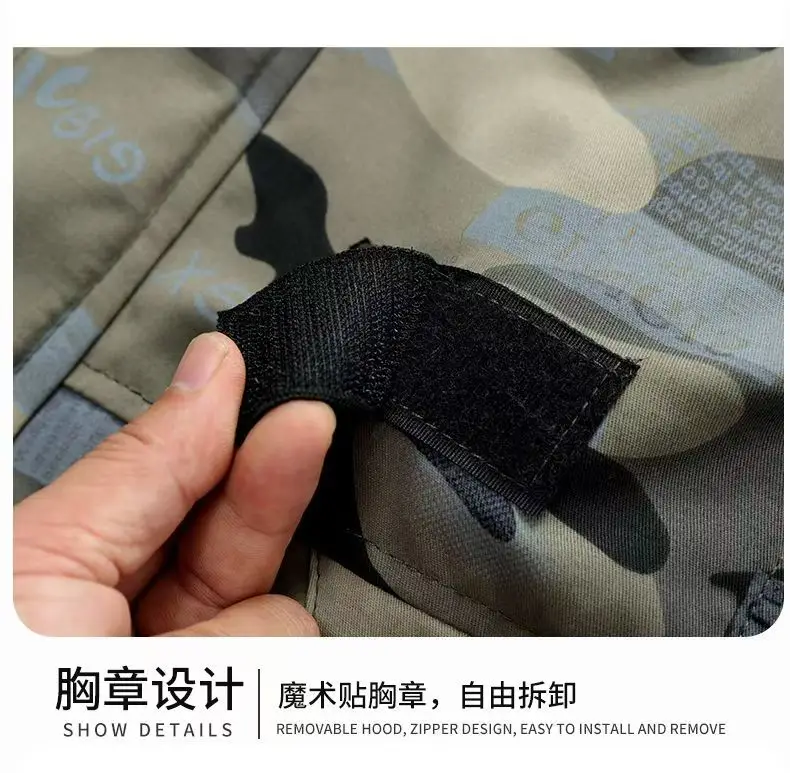 Camouflage Down Parkas Jackets 2024 Men's Parka Hooded Coat Male Fur Collar Parkas Winter Jacket Men Military Cotton Overcoat
