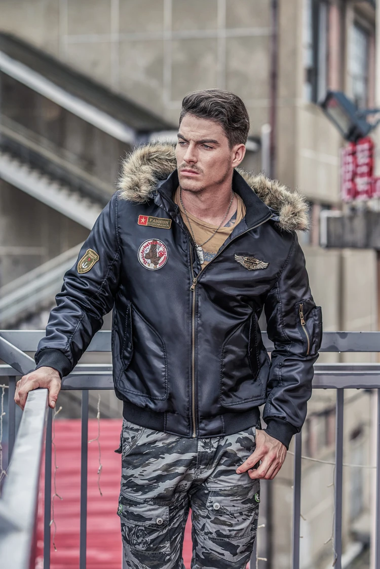DIMUSI Winter Men's Padded Coats Thick Thermal Cotton Parka Jacket Men Faux Fur Warm Hoodies Tactical Jackets Parks Homme,TA035