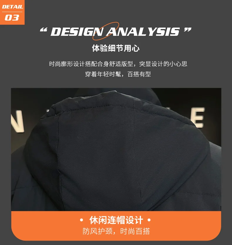 Long Thicken Outwear Parkas Jacket Men Winter Windbreaker Coats Male Clothing Long Jacket Brand Hooded Casual Windproof Parkas