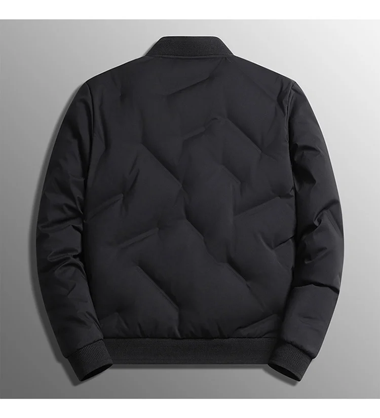New Design Men's Warm Cotton Jackets 2025 Autumn/Winter Fashion Trend Coat Solid Color High Quality Thick Baseball Jacket M-8XL