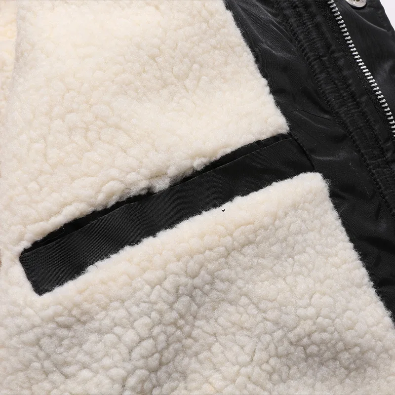 Winter Velvet and Thick Casual Men's Cotton Clothes Warm Hooded Coat Windproof Men's Large Size Cotton Clothes