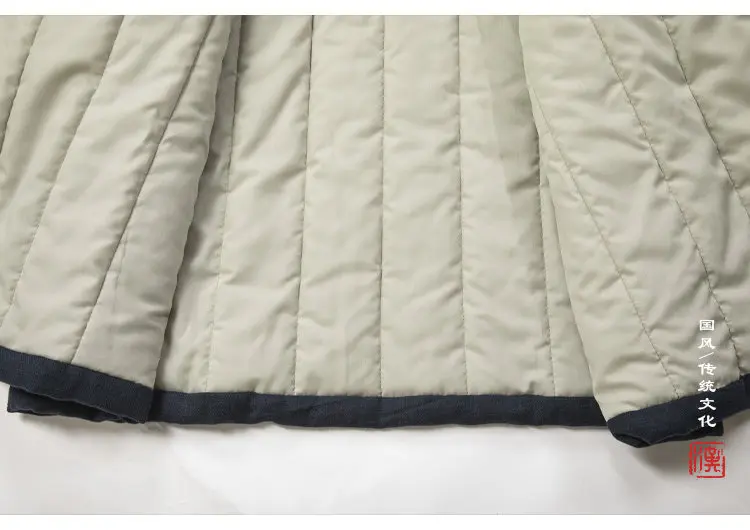 Autumn Winter Chinese Traditional Cotton Padded Jackets Hanfu Men Clothing Vintage Jacket Ethnic Style Loose Thick Parkas Coat
