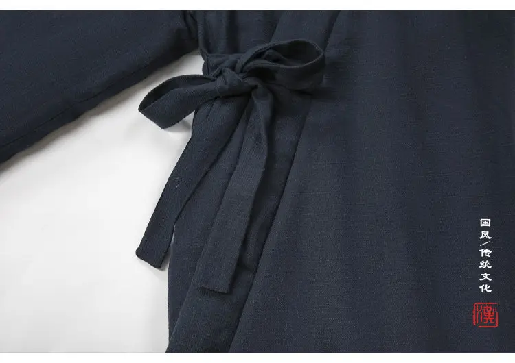 Autumn Winter Chinese Traditional Cotton Padded Jackets Hanfu Men Clothing Vintage Jacket Ethnic Style Loose Thick Parkas Coat