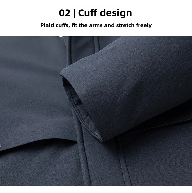 Top Grade Thick Fashion Casual Designer Outerwear Hooded Winter Warm Parka Coat Mens Newest Jacket Windbreaker Mens Clothes