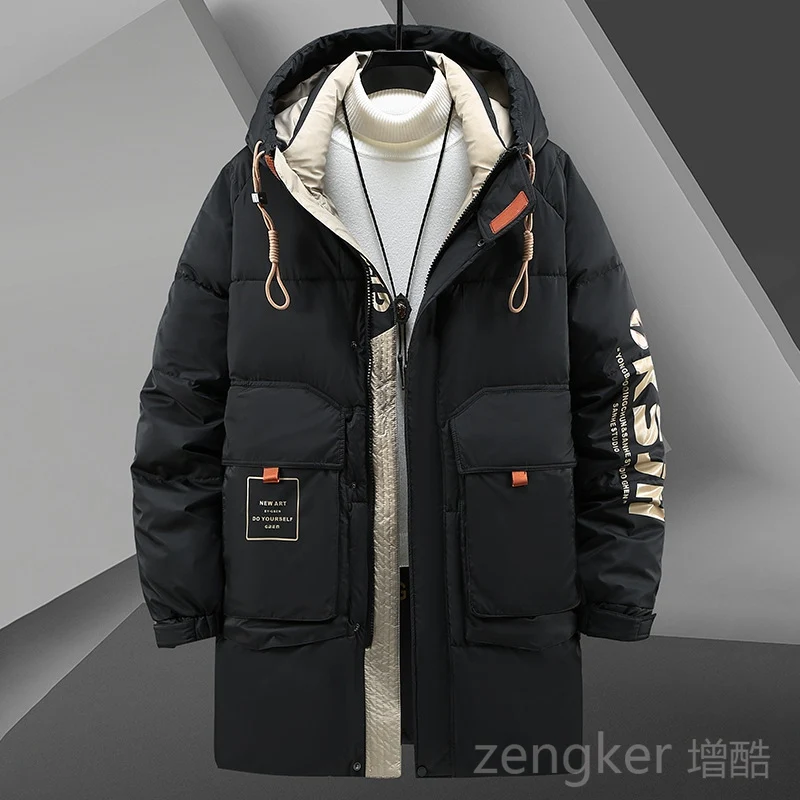 Big size men's Parkas clothing long loose casual trend man hooded plus size jacket winter jacket men 11XL 10XL coat men winter