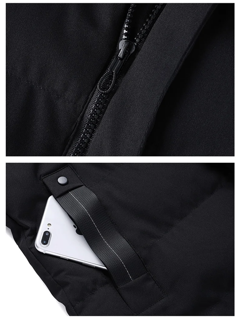 Big Size 7xl 6xl 5xl Parkas Men Thick Warm Coats Casual Warm Cotton Padded Thermal Jacket Mens Long Windbreaker Winter Outerwear