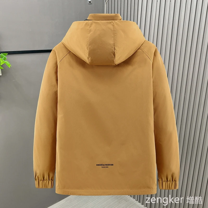 Men's Winter New Style Thickened Casual Trendy Loose Cotton Jacket, Plus Size with Extra Padding 9XL 10XL 12XL