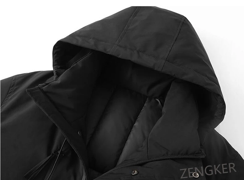 Big size winter loose hooded Parkas waterproofing clothing men's workwear casual pocket thickened 10xl 160kg jackets for men