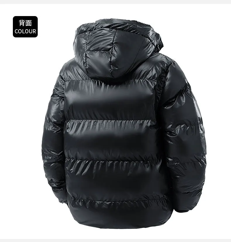 Men's Winter Autumn Coat Top Cotton Coat Hooded Thick Warm Solid Color Simple Comfortable Casual Fashionable New Niche Versatile
