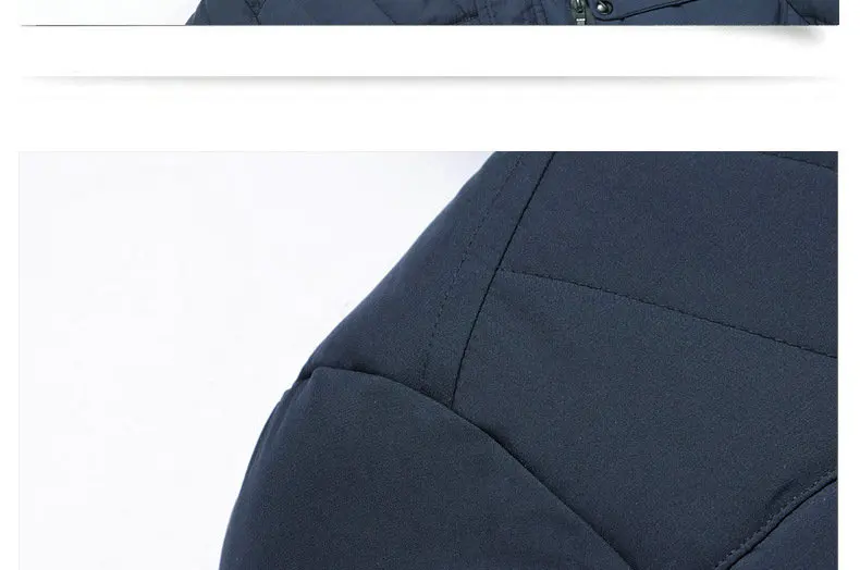 2026 New Fashion Fleece Hooded Winter Coat Men Thick Warm Mens Winter Jacket Windproof Gift For Father Husband Parka