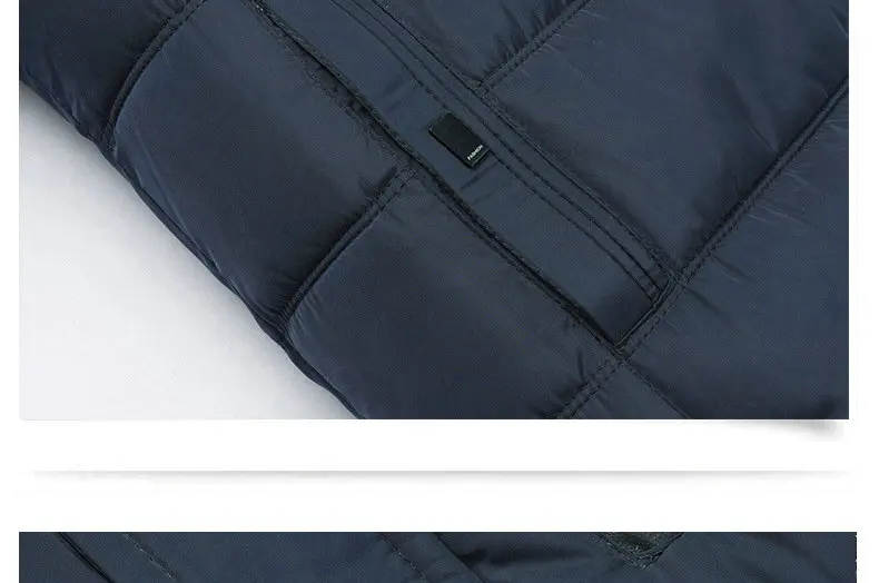 2026 New Fashion Fleece Hooded Winter Coat Men Thick Warm Mens Winter Jacket Windproof Gift For Father Husband Parka