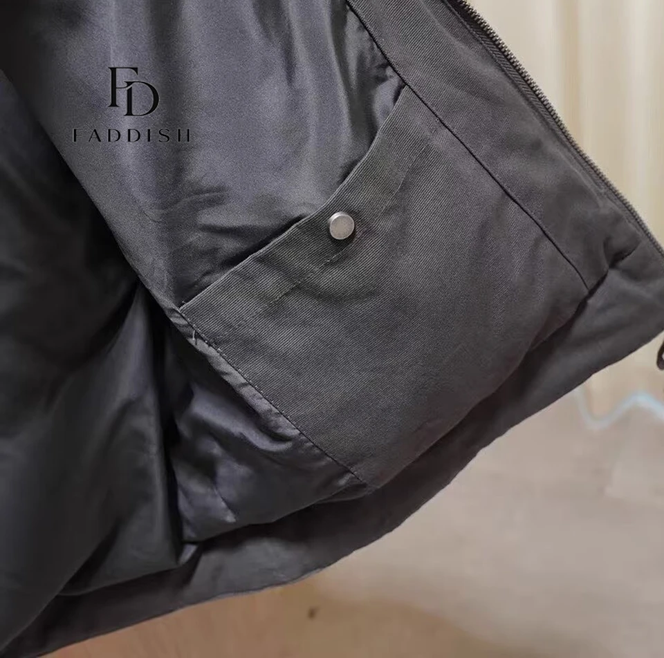 Men's Thick Warm Jacket Coats Winter New Fashion Casual Zipper Pockets Solid Versatile High Quality Male Parkas Outerwear
