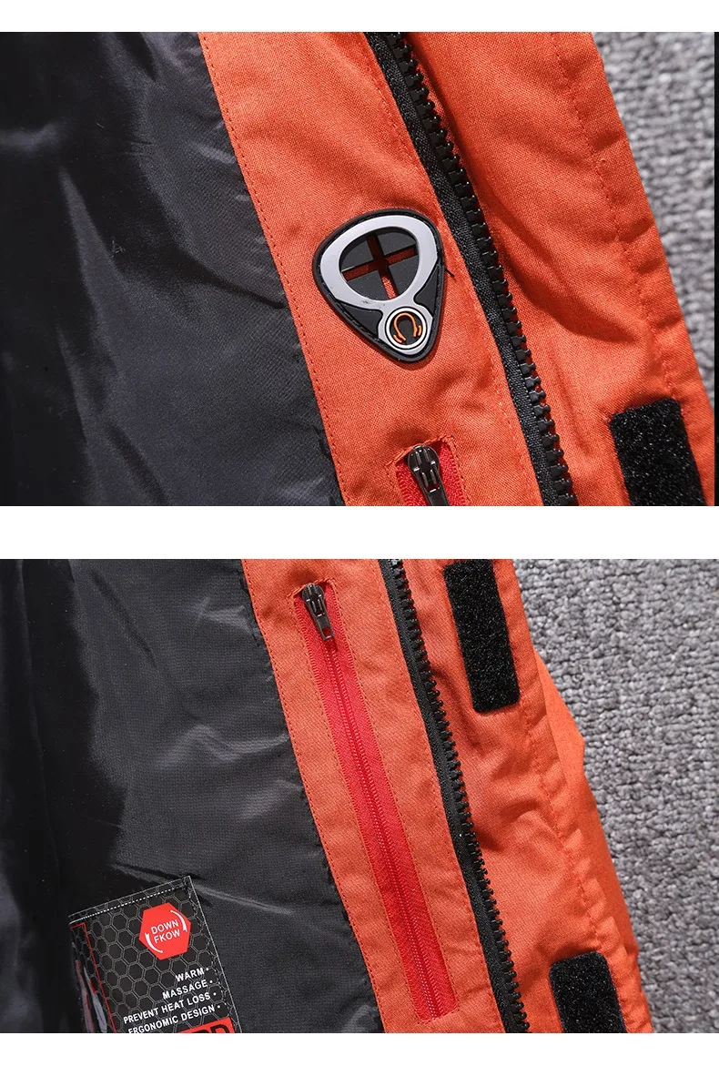 New Fashion Autumn Winter Men Coat Parkas Slim Fit Custom Fleece Parkas Crease Design Long Luxury Stand Collar 5XL Parkas Mens