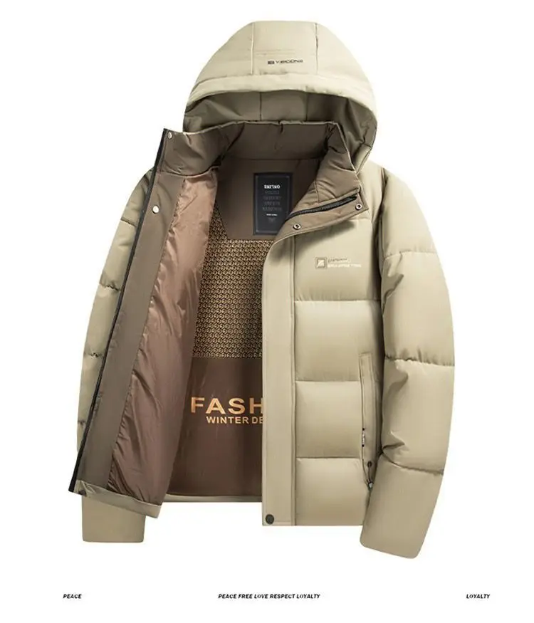 Men's Fashion Windbreaker Parka Male Jacket Streetwear Autumn Winter Coat Overcoat Windproof Casual Warm Hombre New Outdoors