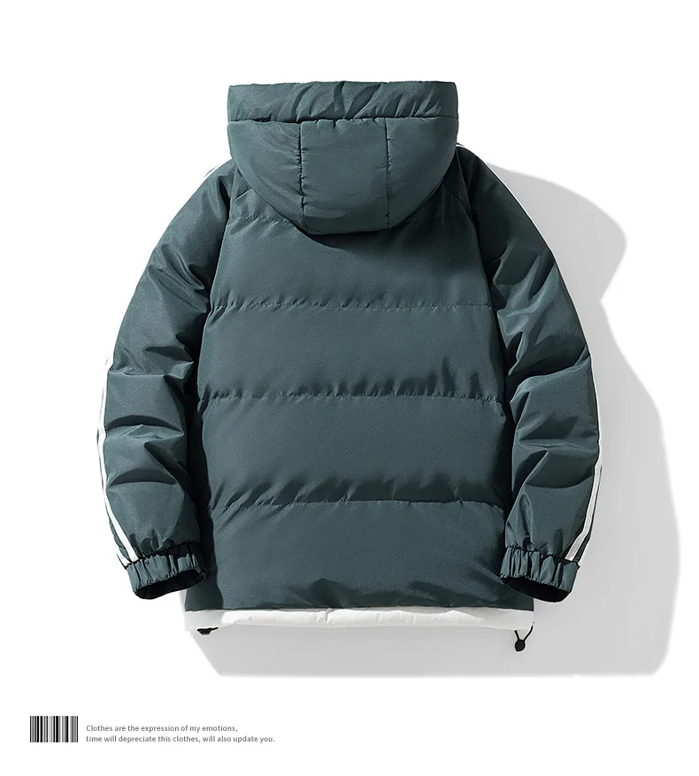 Men's Fashion Windbreaker Parka Autumn Winter Streetwear Coat Overcoat Windproof Casual Warm Hombre New Male Jacket Outdoors