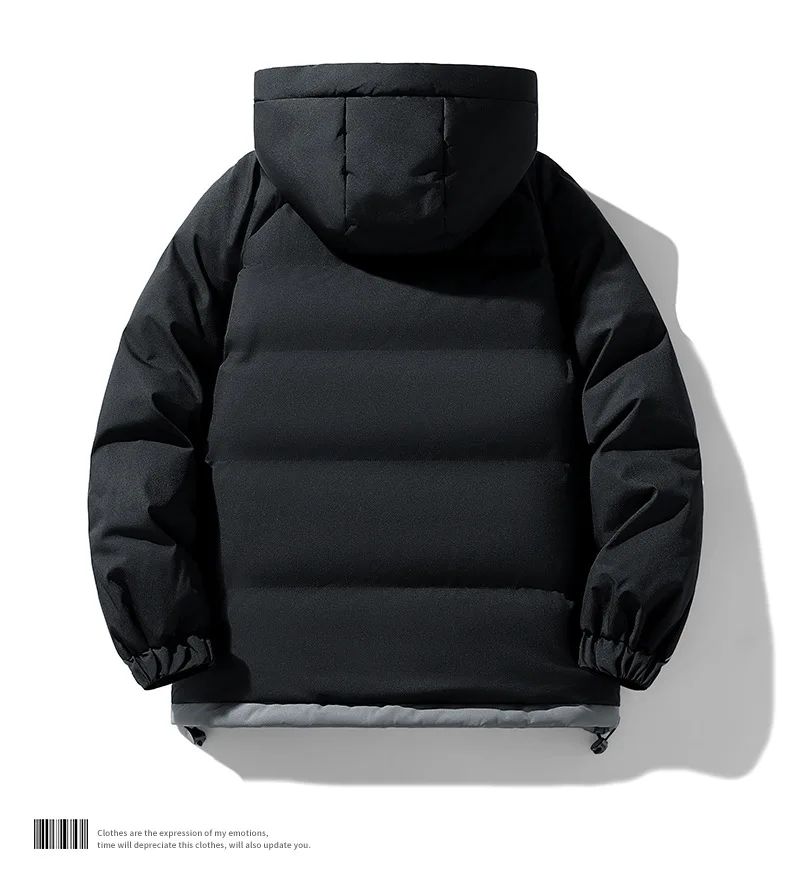 Men's Fashion Windbreaker Parka Autumn Winter Streetwear Coat Overcoat Windproof Casual Warm Hombre New Male Jacket Outdoors