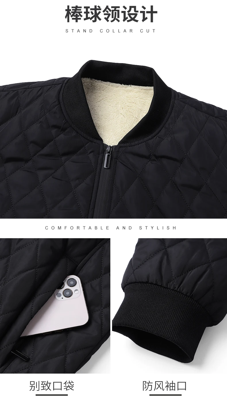New style cotton coat for men trendy cotton jacket for autumn and winter, men's fashionable winter coat European size