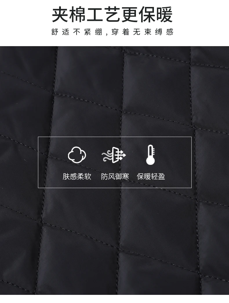New style cotton coat for men trendy cotton jacket for autumn and winter, men's fashionable winter coat European size