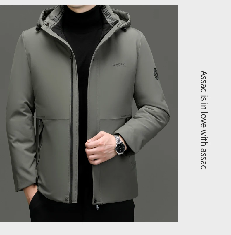 Top Grade Thick Fashion Casual Warm Outerwear Designer Hooded Winter Parka Coat Mens Newest Jacket Windbreaker Mens Clothes