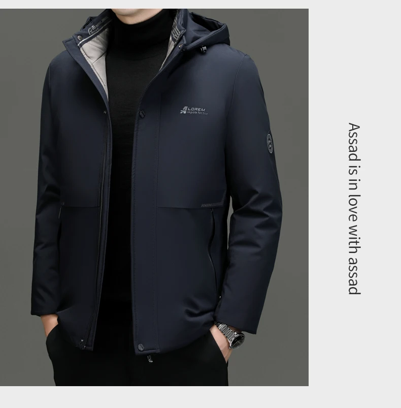 Top Grade Thick Fashion Casual Warm Outerwear Designer Hooded Winter Parka Coat Mens Newest Jacket Windbreaker Mens Clothes