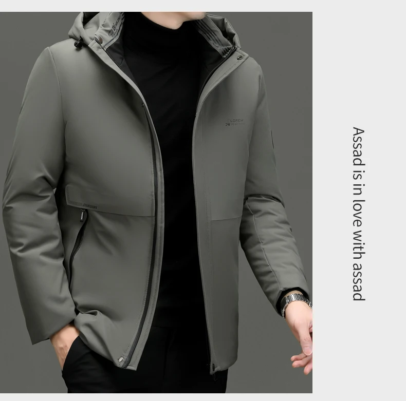 Top Grade Thick Fashion Casual Warm Outerwear Designer Hooded Winter Parka Coat Mens Newest Jacket Windbreaker Mens Clothes