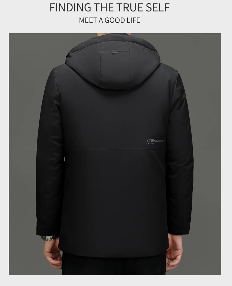 Top Grade Thick Fashion Casual Warm Outerwear Designer Hooded Winter Parka Coat Mens Newest Jacket Windbreaker Mens Clothes