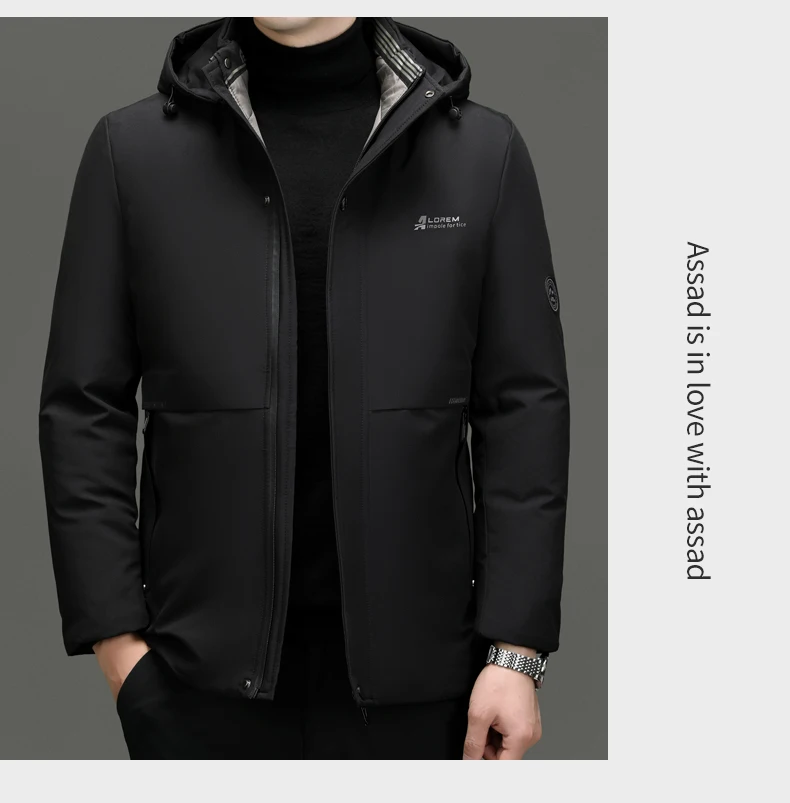Top Grade Thick Fashion Casual Warm Outerwear Designer Hooded Winter Parka Coat Mens Newest Jacket Windbreaker Mens Clothes