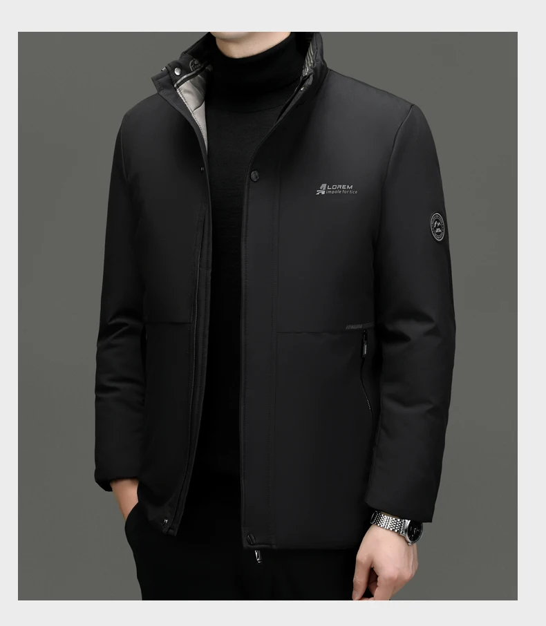 Top Grade Thick Fashion Casual Warm Outerwear Designer Hooded Winter Parka Coat Mens Newest Jacket Windbreaker Mens Clothes