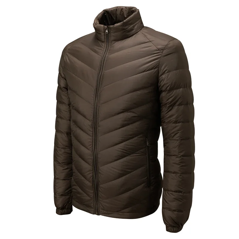 Mens Lightweight Outdoor Puffer Jacket Hooded Insulated Thermal Puffy Winter Heated Running Travle Casual Cotton Outdoor Coat