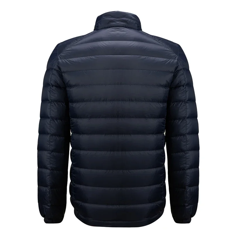 Mens Lightweight Outdoor Puffer Jacket Hooded Insulated Thermal Puffy Winter Heated Running Travle Casual Cotton Outdoor Coat